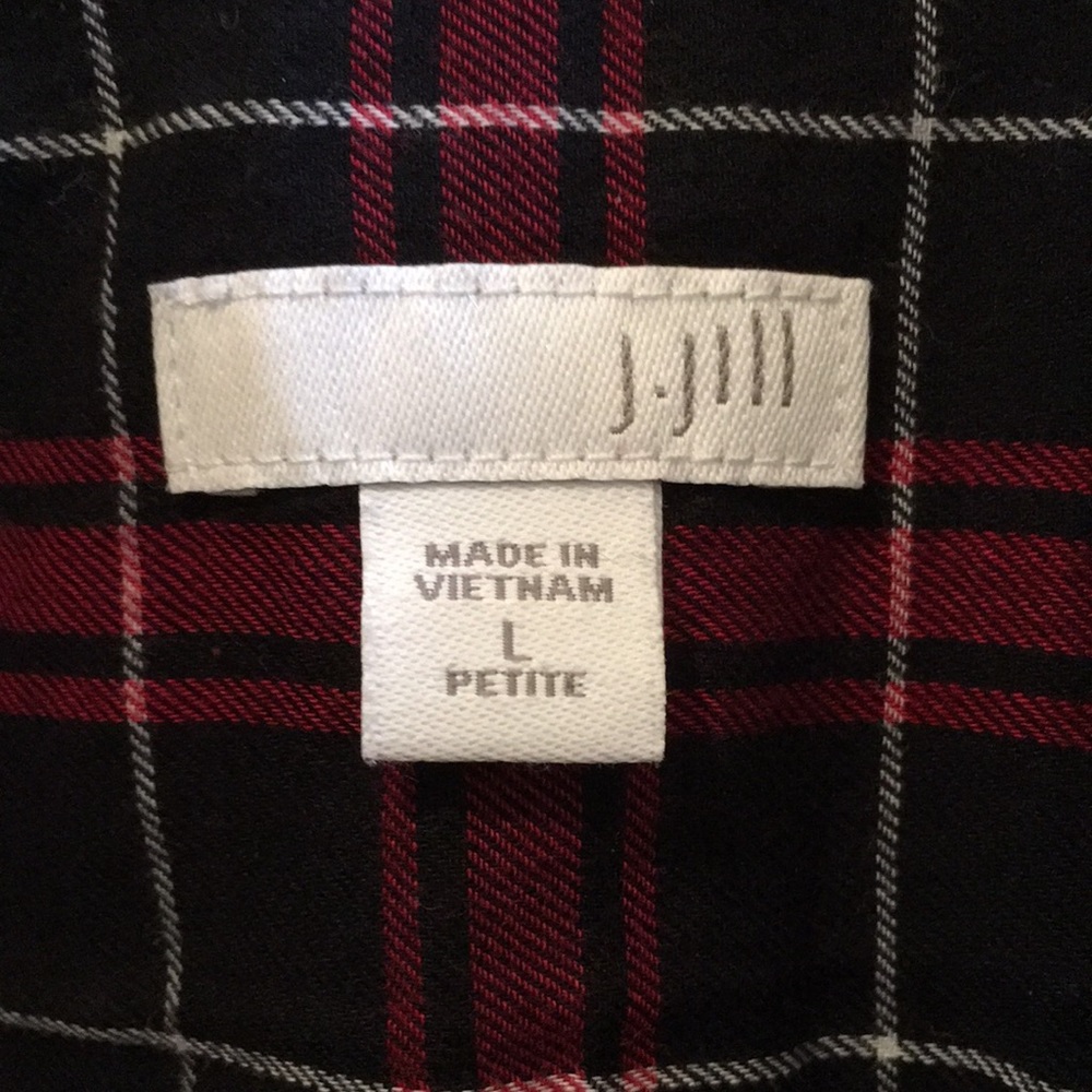 EUC J.Jill plaid shirt - Picture 3 of 5